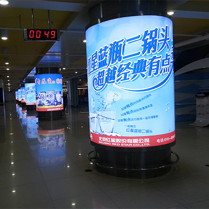 包圆柱灯箱